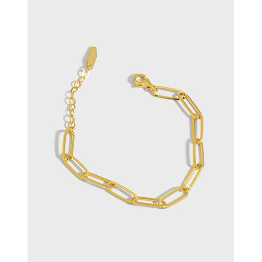 Boyfriend Bold Chain Bracelet  - Short*