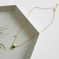 Emerald Cut Topaz Necklace