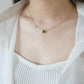 Emerald Cut Topaz Necklace